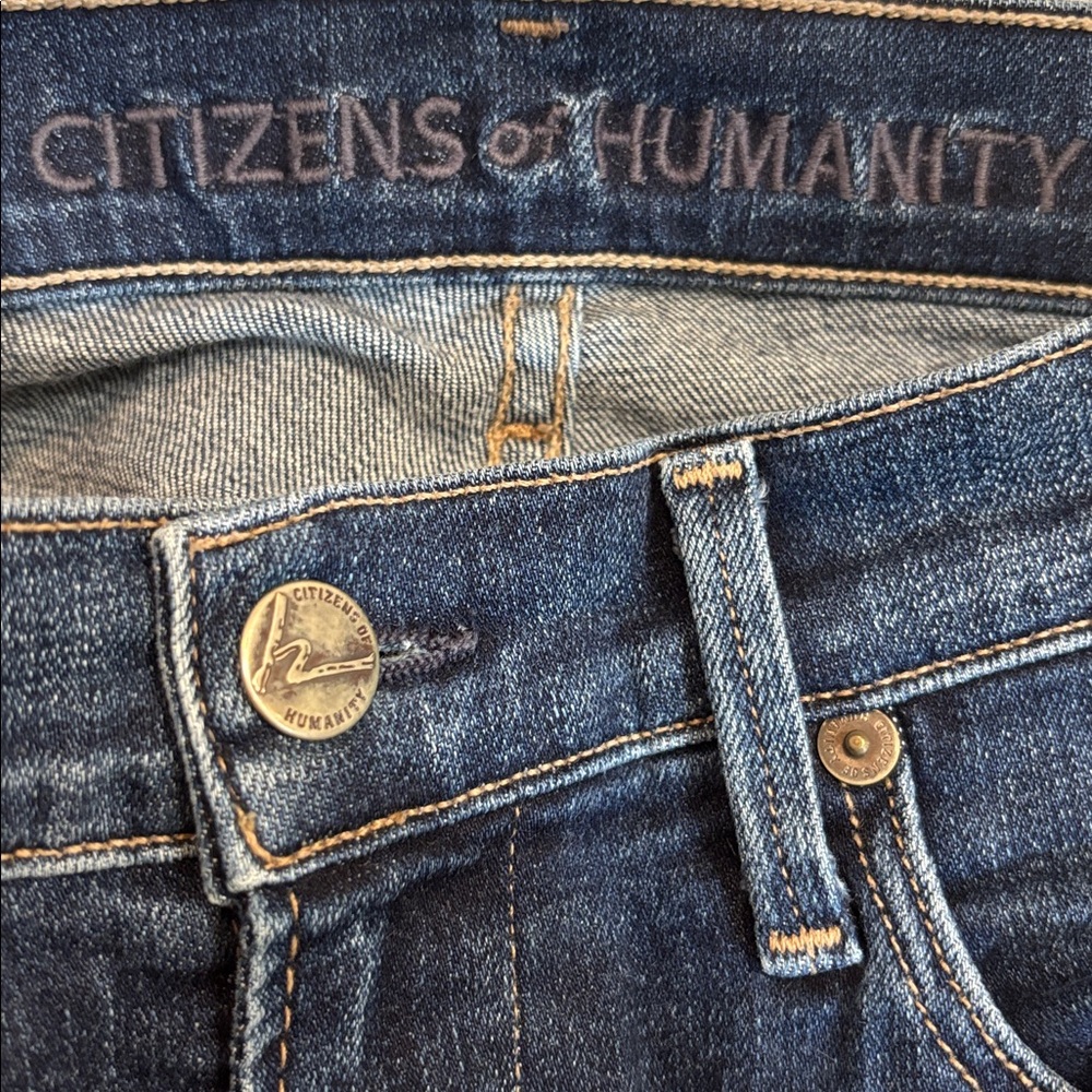 CITIZENS OF HUMANITY | denim blue jeans Rocket high rise skinny 27 - Picture 3 of 6
